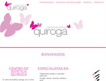 Tablet Screenshot of esteticaquiroga.com